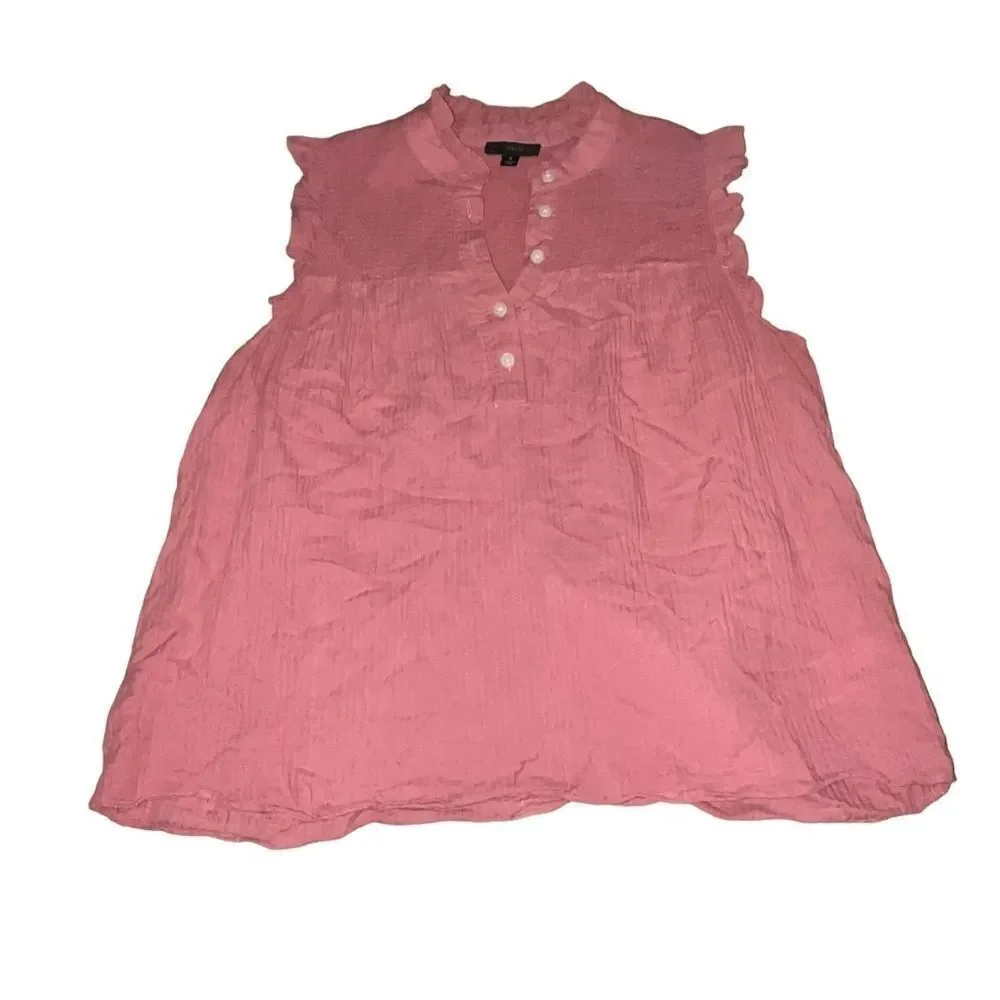 J. Crew Mauve Pink Sleeveless Blouse
